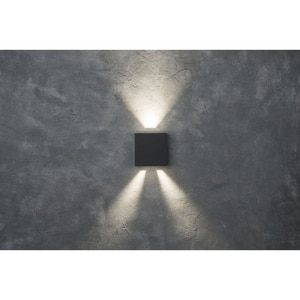 Aplica de exterior LUTEC LTC-5104005118, LED, 10W, 400lm, gri inchis Aplica de exterior LUTEC LTC-5104005118, LED, 10W, 400lm, gri inchis