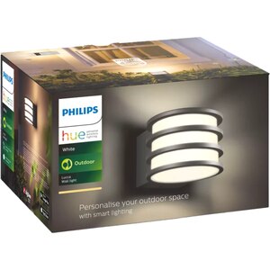 Aplica de exterior LED PHILIPS HUE 8718696166048, 9W, 806lm, IP44, antracit Aplica de exterior LED PHILIPS HUE 8718696166048, 9W, 806lm, IP44, antracit