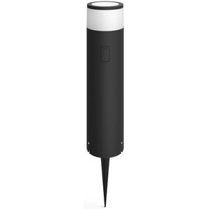 Stalp LED PHILIPS HUE 8718696170557, 8W, 590lm, IP65, negru Stalp LED PHILIPS HUE 8718696170557, 8W, 590lm, IP65, negru