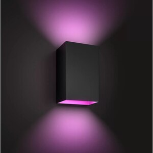 Aplica LED PHILIPS HUE 8718696174388, 15.8W, 1180lm, IP44, negru Aplica LED PHILIPS HUE 8718696174388, 15.8W, 1180lm, IP44, negru