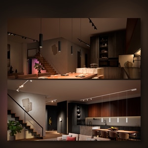Spot LED Smart PHILIPS Hue Perifo, 5.3W, 490lm, Wi-Fi, negru Spot LED Smart PHILIPS Hue Perifo, 5.3W, 490lm, Wi-Fi, negru