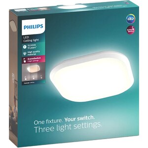Plafoniera LED PHILIPS Cavanal 8718696169308, 18W, 1800lm, lumina calda, alb Plafoniera LED PHILIPS Cavanal 8718696169308, 18W, 1800lm, lumina calda, alb