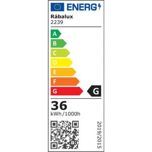 Plafoniera RABALUX Pallas, 36W, E14, IP20, Argintiu Plafoniera RABALUX Pallas, 36W, E14, IP20, Argintiu
