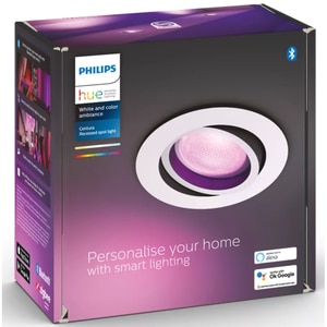 Spot LED PHILIPS HUE 8719514338647, 5.7W, 350lm, Wi-Fi, Alb Spot LED PHILIPS HUE 8719514338647, 5.7W, 350lm, Wi-Fi, Alb
