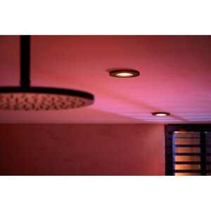 Spot LED smart PHILIPS HUE Xamento 8720169320833, 4.2W, 400lm, IP44, RGB, negru Spot LED smart PHILIPS HUE Xamento 8720169320833, 4.2W, 400lm, IP44, RGB, negru