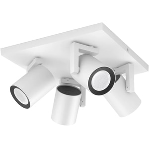 Proiector LED LED RGB PHILIPS HUE 8718696171608, 4 x 5.7W, 1400lm, Wi-Fi, Alb Proiector LED LED RGB PHILIPS HUE 8718696171608, 4 x 5.7W, 1400lm, Wi-Fi, Alb