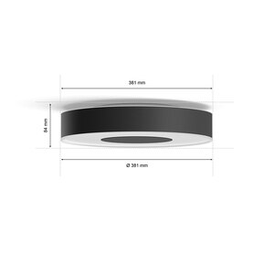 Plafoniera LED Smart PHILIPS Hue Infuse, 33.5W, 2350lm, Wi-Fi, negru Plafoniera LED Smart PHILIPS Hue Infuse, 33.5W, 2350lm, Wi-Fi, negru