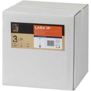 Lustra ADVITI AD-LD-6216BE27S, 60W, E27, negru Lustra ADVITI AD-LD-6216BE27S, 60W, E27, negru