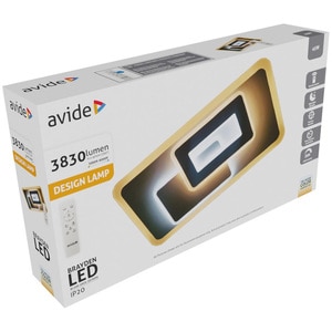 Plafoniera LED AVIDE Brayden, 45W, 3830lm, IP20, alb Plafoniera LED AVIDE Brayden, 45W, 3830lm, IP20, alb