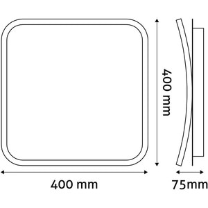 Plafoniera LED AVIDE Cole, 60W, 3705lm, IP20, alb Plafoniera LED AVIDE Cole, 60W, 3705lm, IP20, alb