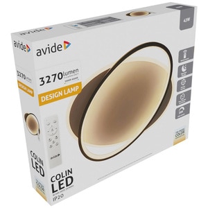 Plafoniera LED AVIDE Colin, 43W, 3270lm, IP20, alb Plafoniera LED AVIDE Colin, 43W, 3270lm, IP20, alb