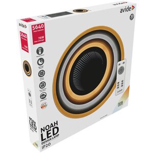 Plafoniera LED AVIDE Noah, 76W, 5640lm, IP20, alb Plafoniera LED AVIDE Noah, 76W, 5640lm, IP20, alb