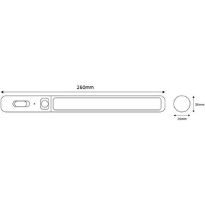 Lampa LED dulap AVIDE, 0.7W, 3000K, 87lm, alb Lampa LED dulap AVIDE, 0.7W, 3000K, 87lm, alb