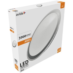 Plafoniera LED AVIDE Ares, 48W, 3000lm, IP20, alb Plafoniera LED AVIDE Ares, 48W, 3000lm, IP20, alb