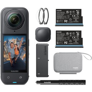 Camera video sport INSTA360 X5 Essentials Bundle, 8K, Wi-Fi, Bluetooth, negru Camera video sport INSTA360 X5 Essentials Bundle, 8K, Wi-Fi, Bluetooth, negru