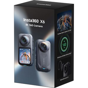 Camera video sport INSTA360 X6 Essentials Bundle, 8K, Wi-Fi, Bluetooth, negru Camera video sport INSTA360 X6 Essentials Bundle, 8K, Wi-Fi, Bluetooth, negru