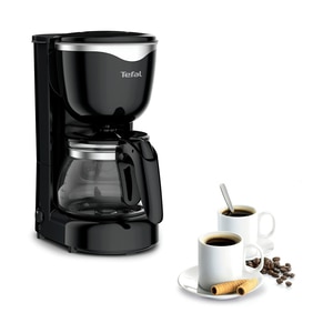 Cafetiera TEFAL Perfectta CM340811, 0.6l, 600W, 6 cesti, negru-argintiu Cafetiera TEFAL Perfectta CM340811, 0.6l, 600W, 6 cesti, negru-argintiu