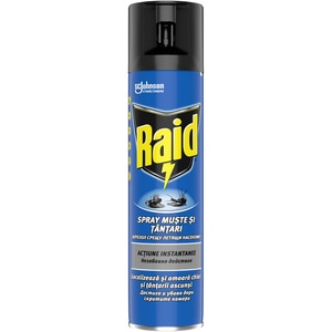 Spray anti-muste si tantari RAID, 400 ml Spray anti-muste si tantari RAID, 400 ml