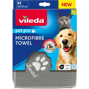 Prosop microfibra VILEDA Pet Pro M, 45 x 70 cm, gri Prosop microfibra VILEDA Pet Pro M, 45 x 70 cm, gri