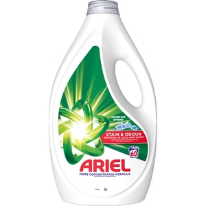Detergent lichid Ariel Mountain Spring, 2.7 l, 60 spalari Detergent lichid Ariel Mountain Spring, 2.7 l, 60 spalari