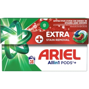 Detergent capsule ARIEL Allin1 PODS+ Extra Stain Removal, 38 spalari Detergent capsule ARIEL Allin1 PODS+ Extra Stain Removal, 38 spalari