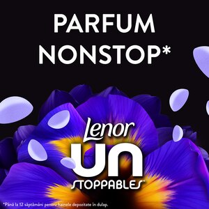 Perle parfumate LENOR Unstoppables, Violet Fresh, 270 g, 22 spalari Perle parfumate LENOR Unstoppables, Violet Fresh, 270 g, 22 spalari
