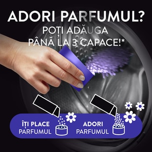 Perle parfumate LENOR Unstoppables, Violet Fresh, 270 g, 22 spalari Perle parfumate LENOR Unstoppables, Violet Fresh, 270 g, 22 spalari