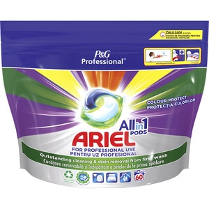 Detergent capsule ARIEL Professional All in1 PODS Color+, 60 spalari Detergent capsule ARIEL Professional All in1 PODS Color+, 60 spalari