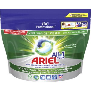 Detergent capsule ARIEL Professional PODS Universal+, 60 spalari Detergent capsule ARIEL Professional PODS Universal+, 60 spalari