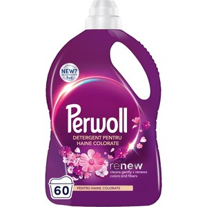 Detergent lichid PERWOLL Renew Blossom, 3 l, 60 spalari Detergent lichid PERWOLL Renew Blossom, 3 l, 60 spalari