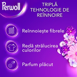 Detergent lichid PERWOLL Renew Blossom, 3 l, 60 spalari Detergent lichid PERWOLL Renew Blossom, 3 l, 60 spalari