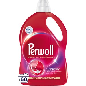 Detergent lichid PERWOLL Renew Color, 3 l, 60 spalari Detergent lichid PERWOLL Renew Color, 3 l, 60 spalari