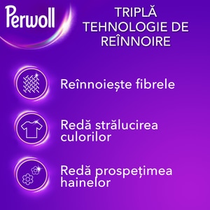 Detergent lichid PERWOLL Renew Color, 3 l, 60 spalari Detergent lichid PERWOLL Renew Color, 3 l, 60 spalari