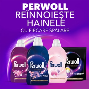 Detergent lichid PERWOLL Renew Dark Bloom, 4 l, 80 spalari Detergent lichid PERWOLL Renew Dark Bloom, 4 l, 80 spalari