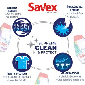 Detergent lichid SAVEX Premium Color, 3.6 l, 90 spalari Detergent lichid SAVEX Premium Color, 3.6 l, 90 spalari
