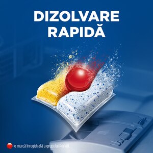 Detergent pentru masina de spalat vase FINISH Quantum, Lemon, 150 capsule Detergent pentru masina de spalat vase FINISH Quantum, Lemon, 150 capsule