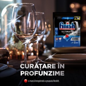 Detergent capsule FINISH Ultimate pentru masina de spalat vase, 80 spalari Detergent capsule FINISH Ultimate pentru masina de spalat vase, 80 spalari