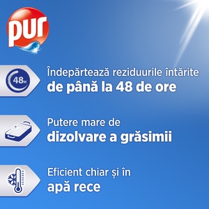 Detergent de vase PUR Power 5+ Lemon, 750ml Detergent de vase PUR Power 5+ Lemon, 750ml