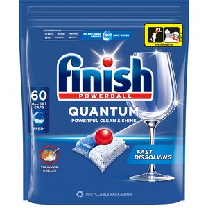 Detergent pentru masina de spalat vase FINISH Quantum, 60 tablete Detergent pentru masina de spalat vase FINISH Quantum, 60 tablete