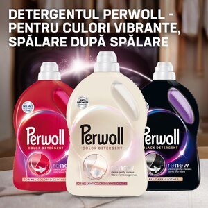 Detergent lichid PERWOLL Renew, Light Colors & White, 3 l, 60 spalari Detergent lichid PERWOLL Renew, Light Colors & White, 3 l, 60 spalari