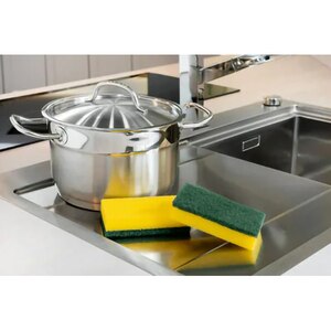 Burete de vase SCOTCH-BRITE MMBU9700, 4 bucati Burete de vase SCOTCH-BRITE MMBU9700, 4 bucati
