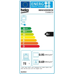 Cuptor incorporabil BEKO BBIM18302BCSE, Electric, Autocuratare SteamShine, 72 l, Clasa A+, negru Cuptor incorporabil BEKO BBIM18302BCSE, Electric, Autocuratare SteamShine, 72 l, Clasa A+, negru