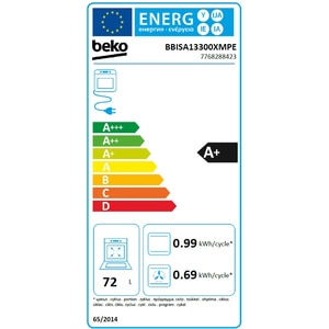 Cuptor incorporabil BEKO BBISA13300XMPE, Electric, Autocuratare pirolitica, 72 l, Clasa A+, AeroPerfect, negru Cuptor incorporabil BEKO BBISA13300XMPE, Electric, Autocuratare pirolitica, 72 l, Clasa A+, AeroPerfect, negru