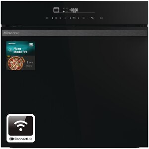 Cuptor incorporabil HISENSE HO66F PIZZACHEF, Electric, Autocuratare pirolitica, 77 l, Clasa A+, Wi-Fi, negru Cuptor incorporabil HISENSE HO66F PIZZACHEF, Electric, Autocuratare pirolitica, 77 l, Clasa A+, Wi-Fi, negru