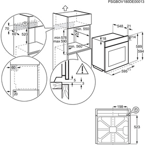 Cuptor incorporabil ELECTROLUX SteamCrisp EOC6H71Z, Electric, Gatire cu abur, 72 l, Clasa A+, negru Cuptor incorporabil ELECTROLUX SteamCrisp EOC6H71Z, Electric, Gatire cu abur, 72 l, Clasa A+, negru