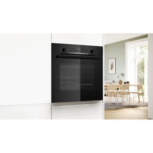 Cuptor incorporabil BOSCH HQA534BB3, Electric, Gatire cu abur, Autocuratare EcoClean, 71 l, Clasa A+, negru Cuptor incorporabil BOSCH HQA534BB3, Electric, Gatire cu abur, Autocuratare EcoClean, 71 l, Clasa A+, negru