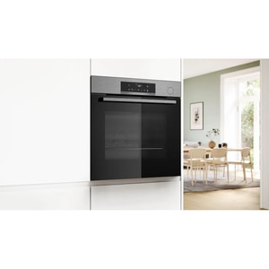 Cuptor incorporabil BOSCH HRG532BS3, Electric, Gatire cu abur, Autocuratare EcoClean, 71 l, Clasa A+, inox Cuptor incorporabil BOSCH HRG532BS3, Electric, Gatire cu abur, Autocuratare EcoClean, 71 l, Clasa A+, inox