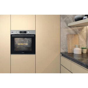 Cuptor incorporabil WHIRLPOOL OMSK58RU1SX, Electric, Gatire cu abur, Autocuratare pirolitica, 71 l, Clasa A+, inox Cuptor incorporabil WHIRLPOOL OMSK58RU1SX, Electric, Gatire cu abur, Autocuratare pirolitica, 71 l, Clasa A+, inox