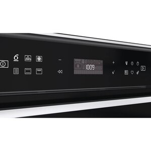 Cuptor incorporabil WHIRLPOOL W7 OM4 4S1 P BL, Electric, Autocuratare pirolitica, 73l, Clasa A+, 6th Sense, negru Cuptor incorporabil WHIRLPOOL W7 OM4 4S1 P BL, Electric, Autocuratare pirolitica, 73l, Clasa A+, 6th Sense, negru