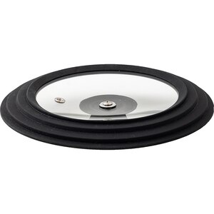 Capac MYRIA MC4036, 24-26-28cm, silicon, negru Capac MYRIA MC4036, 24-26-28cm, silicon, negru